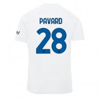 Inter Milan Benjamin Pavard #28 Bortedrakt 2023-24 Kortermet